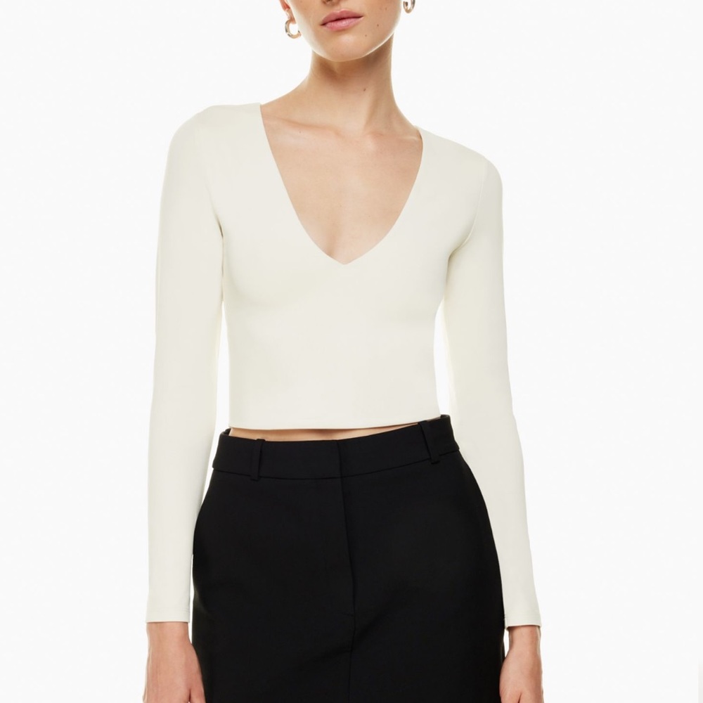 Aritzia’s Babaton Contour V-Neck Longsleeve